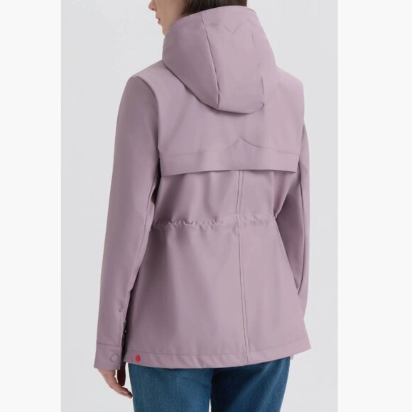 NEW HUNTER Acacia Rubberized Rain Jacket in Dusty Lilac for women 825 8m4 - Picture 3 of 8
